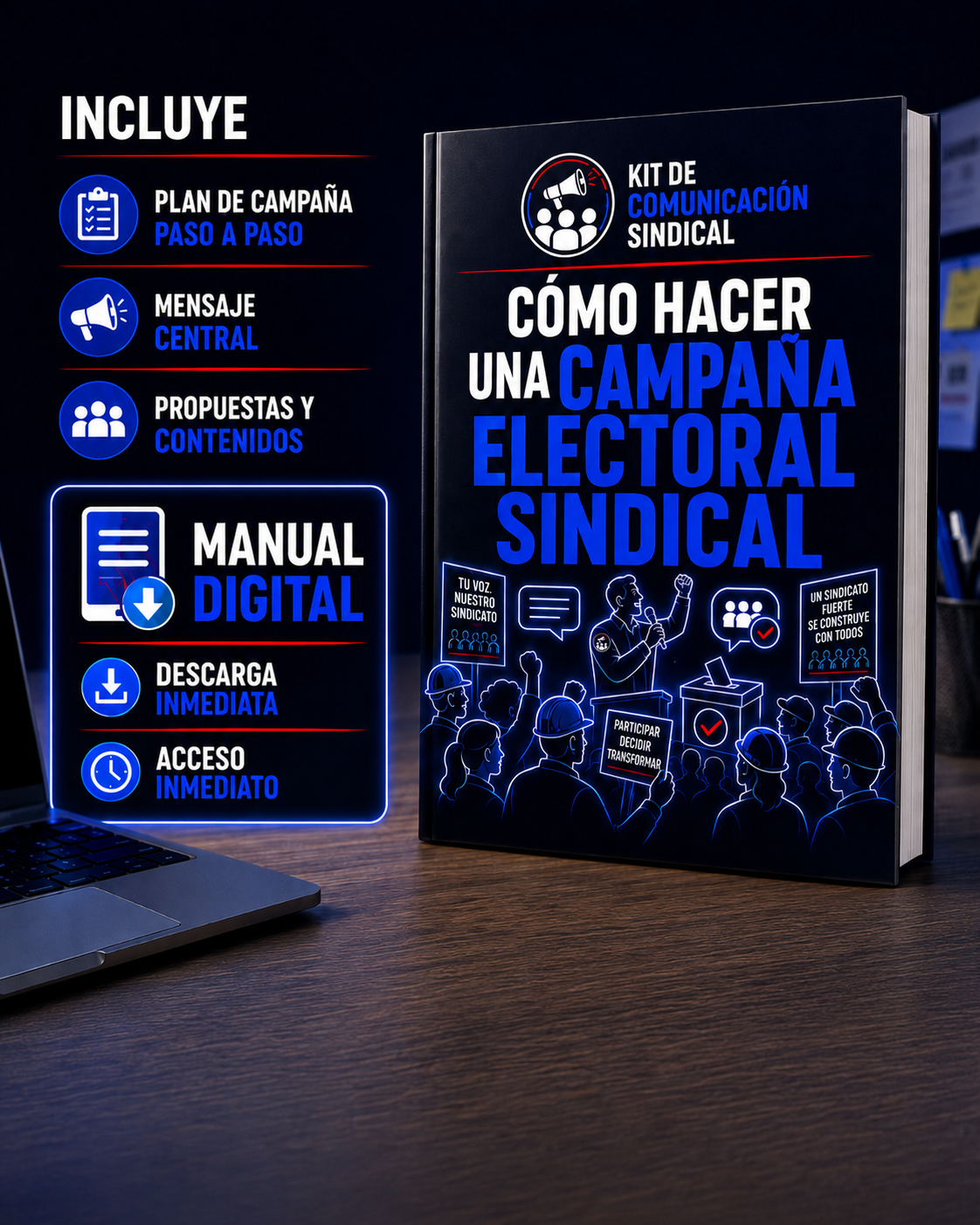 Cómo hacer una campaña electoral sindical y ganar apoyo en las urnas [Manual Digital]