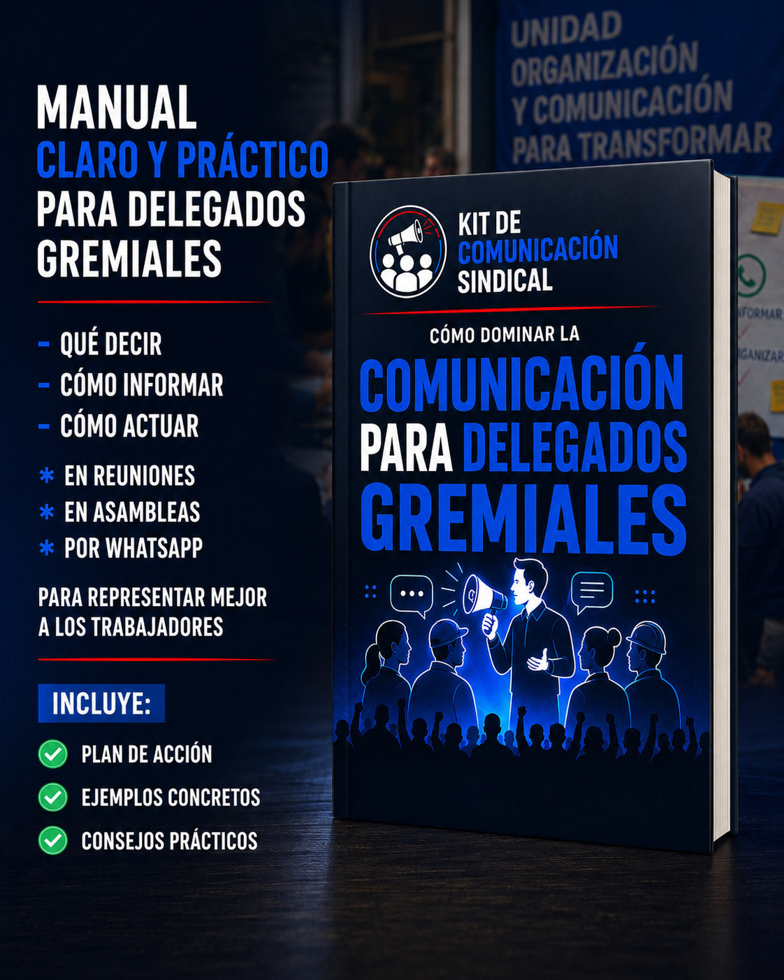 Cómo dominar la Comunicación para Delegados Gremiales [Manual Digital]