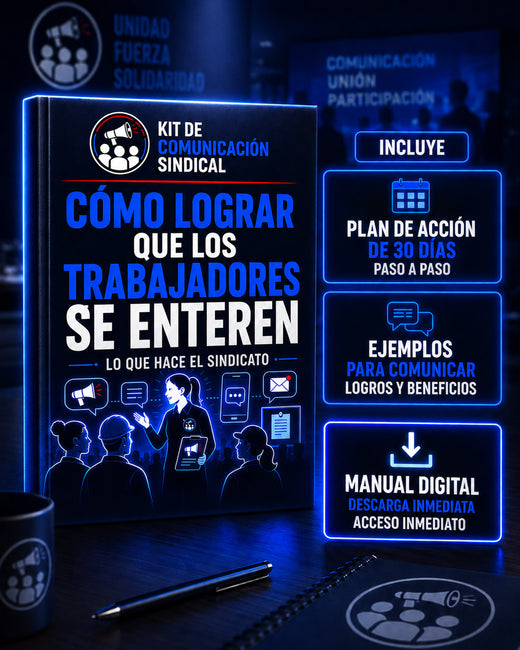 Cómo lograr que los trabajadores se enteren lo que hace el sindicato [Manual Digital]